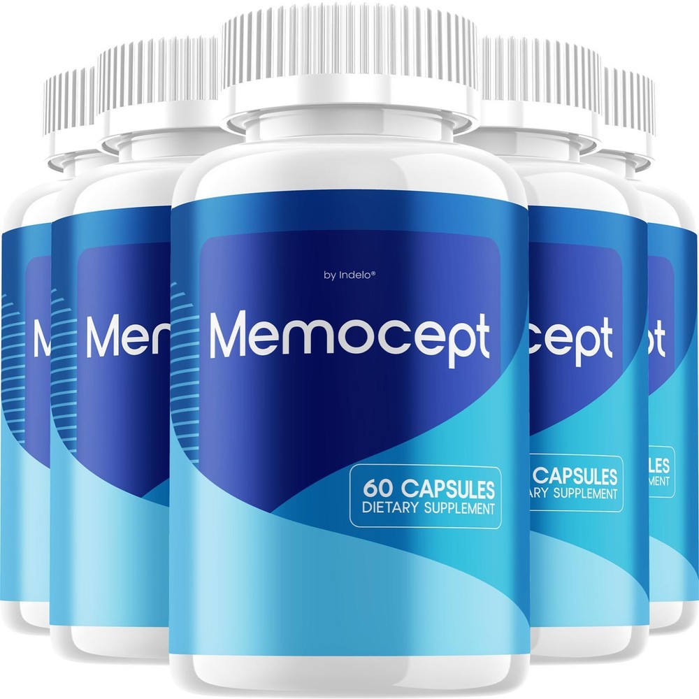 (5 Pack) Memocept – Advanced Supplement Formula for Brain Memory Health Support