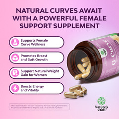 G-Curve Breast and Butt Enhancer Pills May Support Voluptuous Curves
