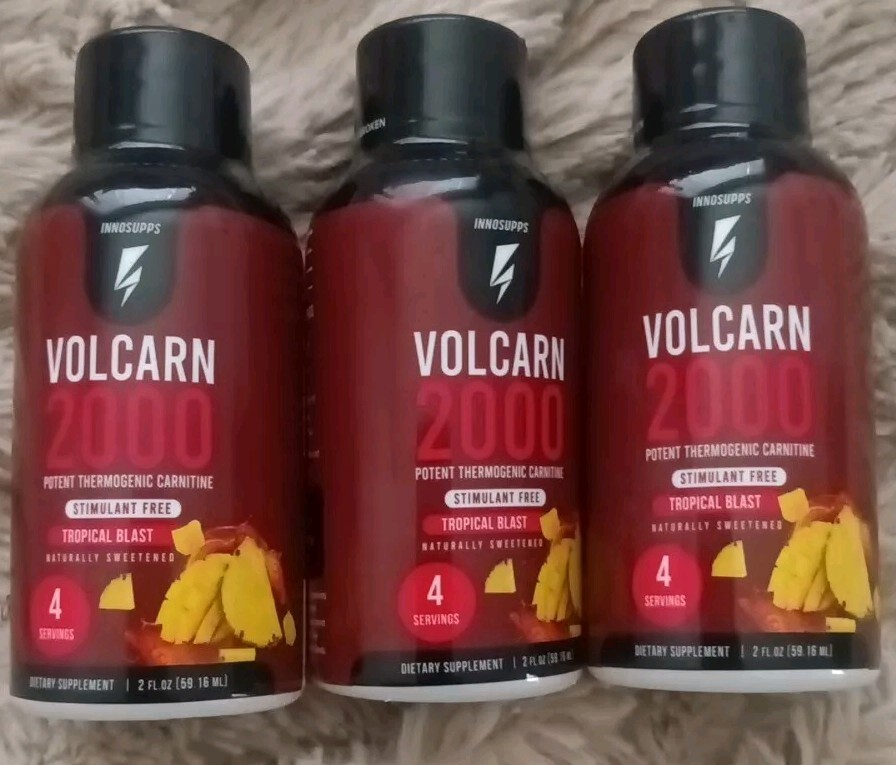 Volcarn 2000 – 4 Servings Each Mini Bottles (Set of 3) New Sealed