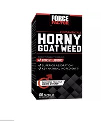2X Fundamentals Force Factor Horny Goat Weed 750 mg. 60 Capsules-EXP 7/2028