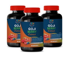 goji berries – GOJI BERRY EXTRACT 300mg – eye health vitamins – 3 Bottles