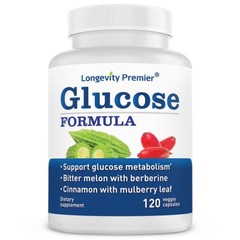 Longevity Glucose Formula: Boost Glucose Metabolism. Natural Bitter Melon & Berb
