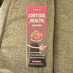 WellBloom Cortisol Support Liquid Drops Raspberry Flavor 2 fl oz (60 mL)
