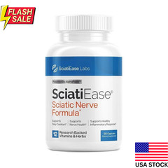 1-3PK Sciati Labs SciatiEase Ease Nerve Formula 120ct Capsules Fast Delivery-New