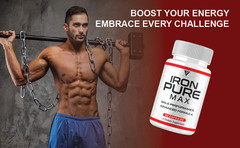 (5 Pack) Iron Pure Performance Supplement, IronPure Premium Pills (300 Capsules)