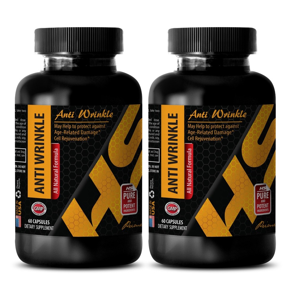 antioxidant pills – ANTI-WRINKLE COMPLEX – aloe vera powder – 2 Bottles
