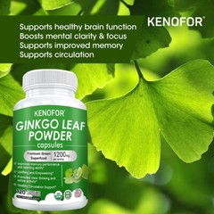 Ginkgo Biloba Extract Capsules- Improves Memory Performance and Learning ability