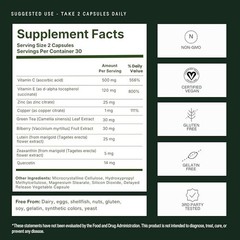 Macutene Protect Eye Vitamins for Macular Support Areds 60 Count (Pack of 1)