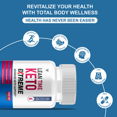 (5 Pack) Lean Time Keto Extreme Support, LeanTime Keto Advanced (300 Capsules)