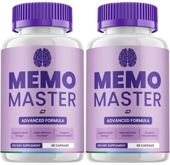 (2 Pack) Memo Master Supplement Capsules – Memo Master All Natural Memory