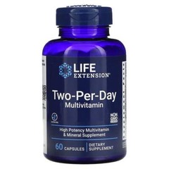 Life Extension Two-Per-Day Multivitamin Dietary & Mineral Supplements 60 Capsule