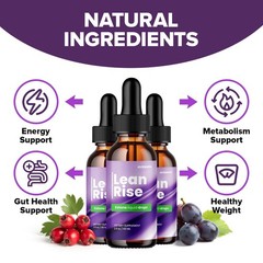(2 Pack) Lean Rise Liquid Drops – LeanRise Natural Blend Advanced Formula Drops