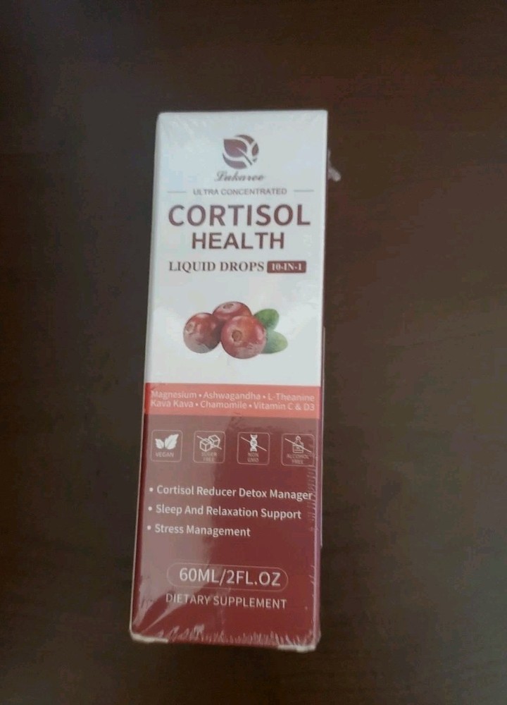 Cortisol Reducing Stress Relief Supplement Ashwagandha L-Theanine Sleep Focus