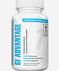 1st Phorm GI Advantage Digestive Support Dietary Supplement Vegan 120 Capsules