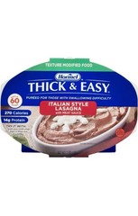 Thick & Easy Purees Thickened Food Beef Lasagna 7 oz Tray 7 Ct #60744