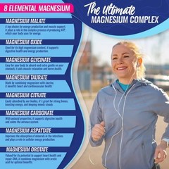 Magnesium Complex 8 Essential Magnesium Supplement Fitness Edible IMMUNITY++