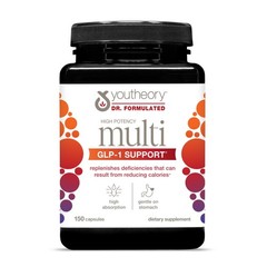 Youtheory High Potency Multi -150 Vegetarian Capsules 1 Count (Pack of 150)