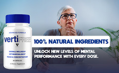 (3 Pack) Vertifree Advanced Nootropic Capsules, Vertifree Max (180 Capsules)
