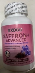 Advanced Saffron Mood Support Supplement 100mg Saffron with Magnesium 60 Capsul