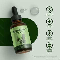Nemanex Drops – Immune Support Liquid Supplement, Easy-to-Use Dropper (30 serv)