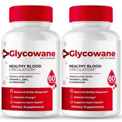 Glycowane Blood Sugar Support Supplement – 120 Capsules (2 Pack)