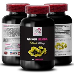 Extract benefits – GINKGO BILOBA EXTRACT – Herbal blend 1 Bottle 60 Capsules