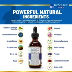 BioSource Labs Complex ProMAX Premium Diet Drops – 2 oz Bottle