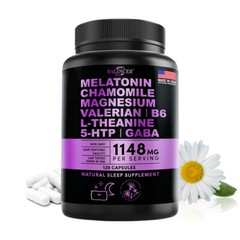 Sleep Support Capsules Improve Sleep Quality Relieve Stress Sleep w/Vitamin B6