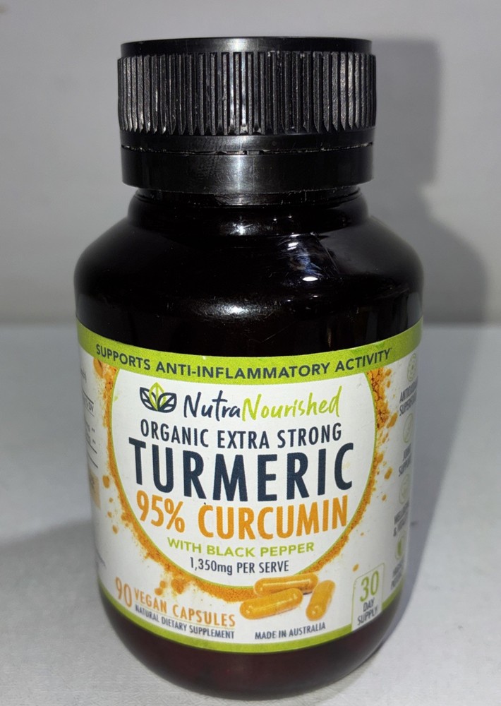 Sealed Nutra Extra Strong Turmeric 95% Curcumin 90 Caps/exp 03/2027