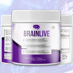 (1 Pack) BrainLive Powder Advanced Brain Supplement Brain Live 30 Servings