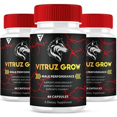 (3 Pack) Vitruz Grow Supplement, VitruzGrow Max Strength Capsules (180 Capsules)