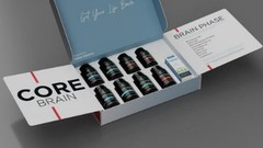 Dr Pompa CELLULAR SOLUTIONS New CORE Brain Phase Supplements (9 bottles/dropper)