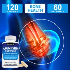 Magnesium Complex 1000mg, 8 Elemental Magnesium, Gluten Free- Non-GMO