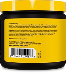PrimaForce Beta Alanine Powder, Unflavored, 200 Grams
