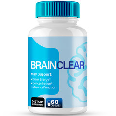 Brain Clear Capsules, Official Brain Health & Memory Support (60 Capsules)