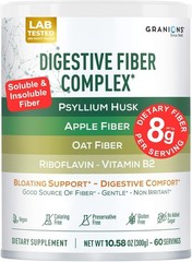 Granions Digestive Fiber Complex – Unflavored Powder – 10.58 oz – 05/2028