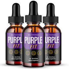 Purple Fit Drops, Official PurpleFit Supplement Drops (3 Pack)