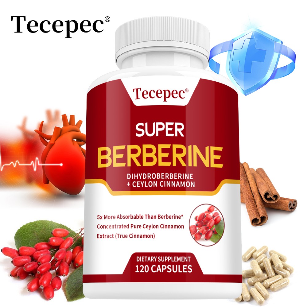 Dihydroberberin Complex with Ceylon Cinnamon,Heart & Blood Sugar Support,120Caps