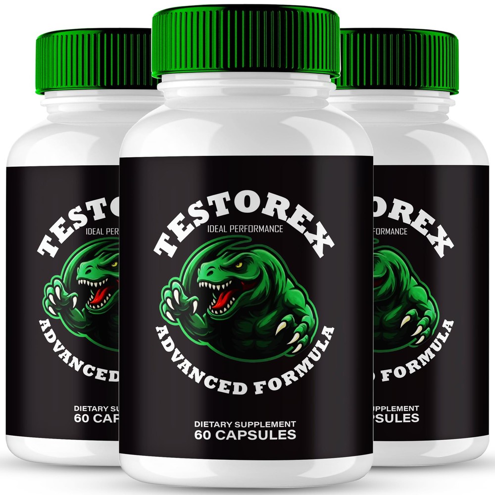 Testorex General Wellness Supplement – 180 Capsules (3 Pack)
