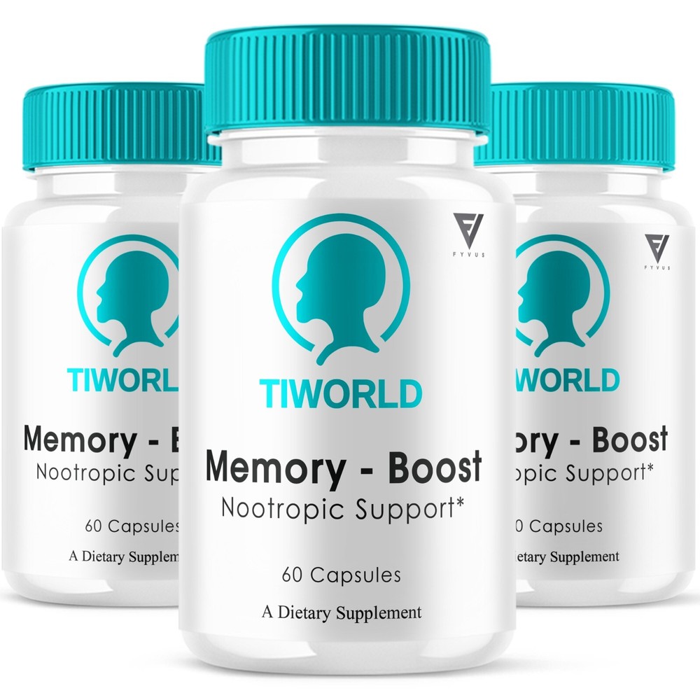 (3 Pack) Tiworld Advanced Memory Support Nootropic Ti World Pills (180 Capsules)