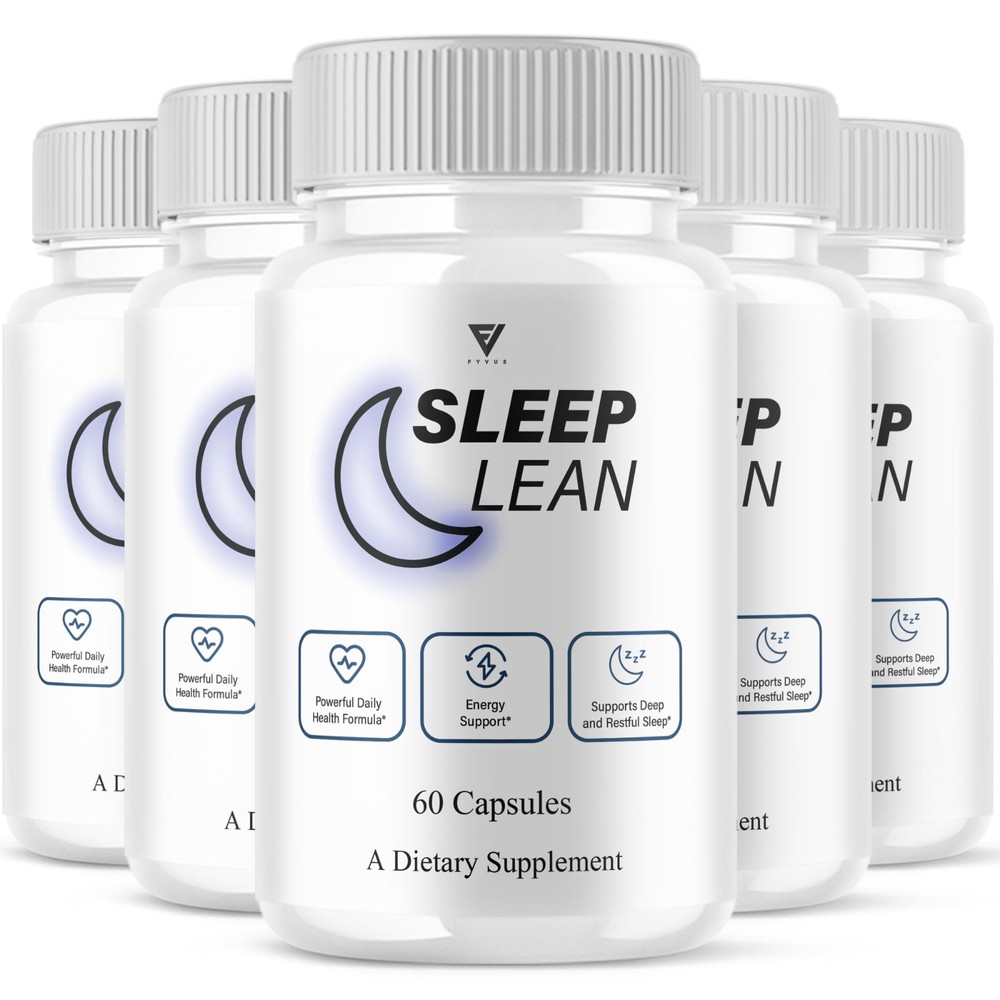 (5 Pack) Sleep Lean Capsules Sleep Lean Wellness Supplement Pills (300 Capsules)