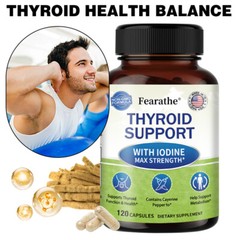 Thyroid Support with Iodine, L-Tyrosine, NON-GMO – Energy & Metabolism