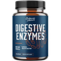 Pure Digestive Enzyme Capsules with Lipase Amylase Protease – Aids Digestion