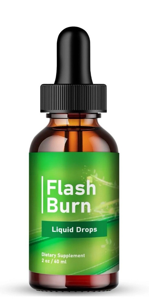 Flash Burn Weight Loss Drops, FlashBurn for Fitness & Lasting Energy EXP 09/2027