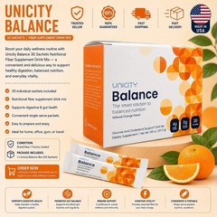 Unicity UniMate & Balance Combo Pack | Energy, Gut & Metabolism | 60+30 Sachets
