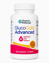 Doctors&rsquo; Preferred GlucoGold Advanced Berberine OEA Mulberry 42 Tablets