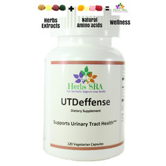 URINE SYSTEM DETOXIFIER, 120 Capsules, Herbs Extract Natural Biomedical Formula.