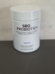 Codeage SBO Probiotic Digestion Dietary Supplement 90 Cnt Vegetable Capsules