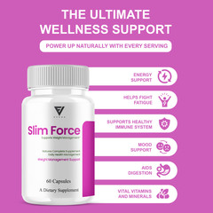 (5 Pack) Slim Force Capsules, SlimForce Advanced Support Formula (300 Capsules)