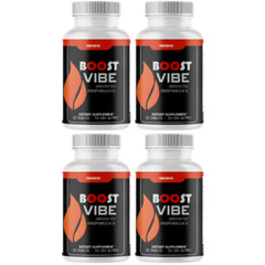 Boost Vibe Advanced Male Performance Supplement to Boost Stamina – 4 Bottles